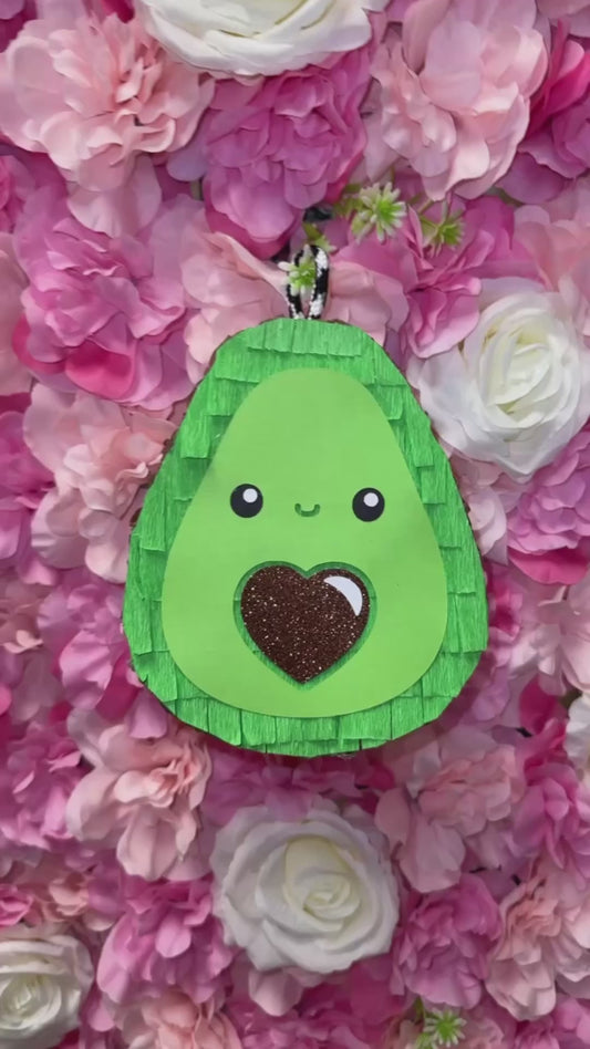 mini avocado piñata